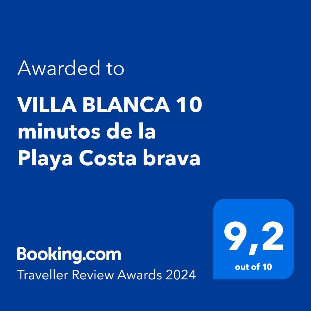 VILLA BLANCA 10 minutos de la Playa Costa brava Massanet De La Selva Exterior foto
